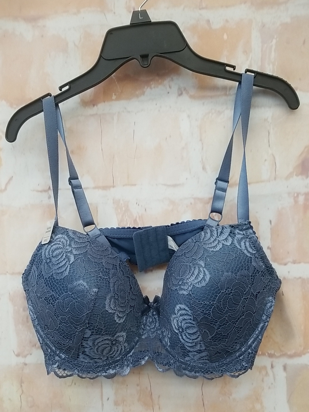 sophie b. Slate Blue Lace Underwire Bra